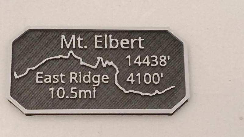 Mavericks Trail badge Mt. Elbert hiking East Ridge