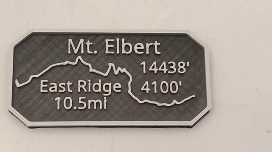 Mavericks Trail badge Mt. Elbert hiking East Ridge