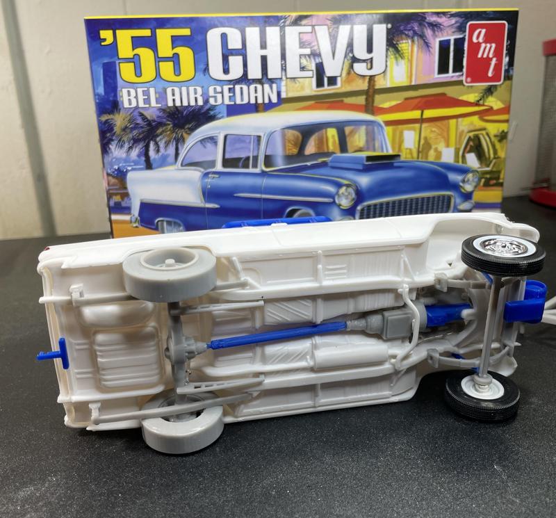 AMT 55 Chevrolet Bel Air Gasser Driveshaft Larger Model Car Parts 1-25