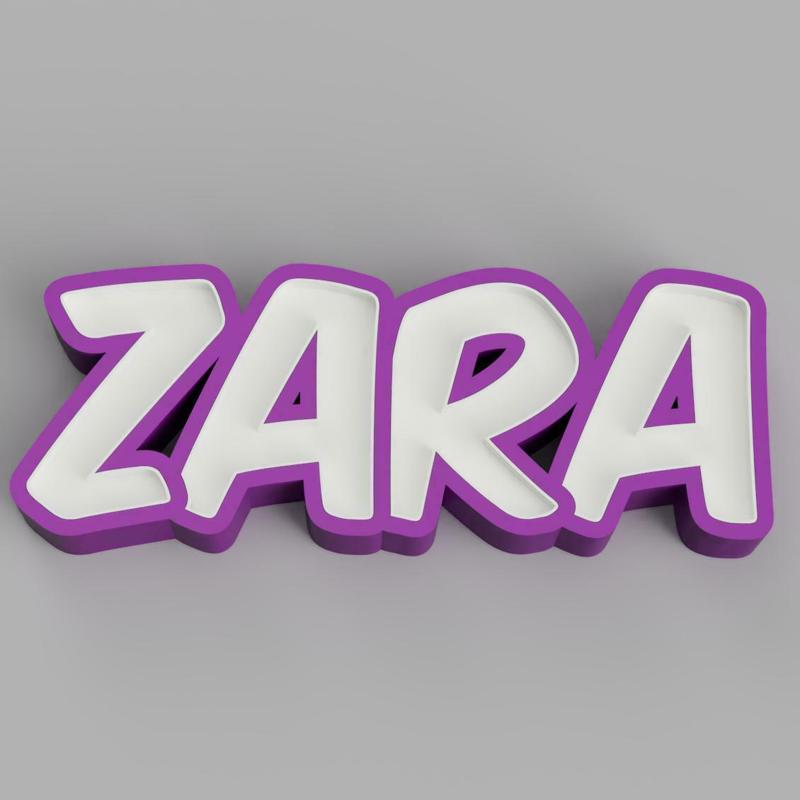 NAMELED ZARA - LED LAMP WITH NAME