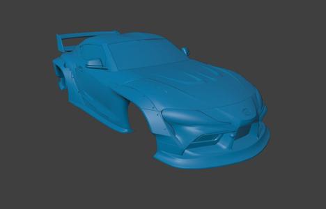 RC BODY TOYOTA SUPRA WIDEBODY 2024 1:10 3D PRINT STL