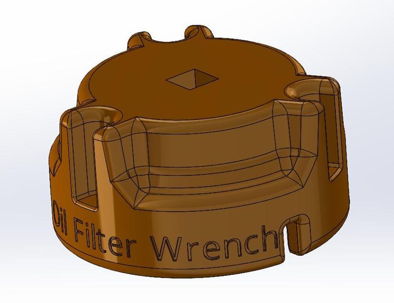 1/2" Drive Toyota Oil Filter Tool