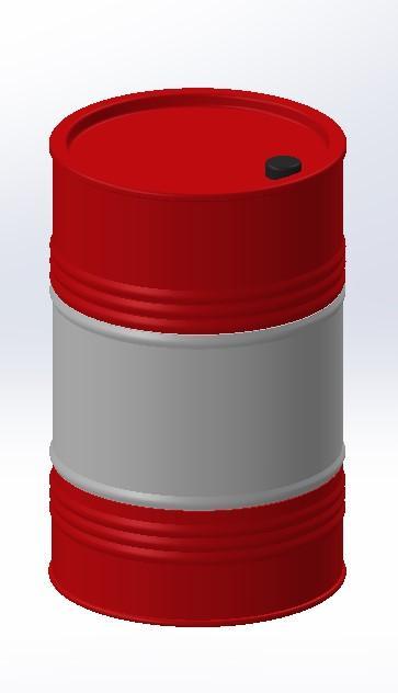 1 14 size metal barrel model