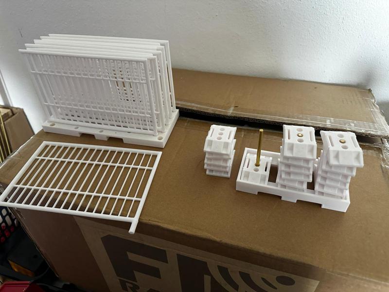 BRUDER BARRIERE Set Tamiya Lesu Scaleart 1/14 - 1/16