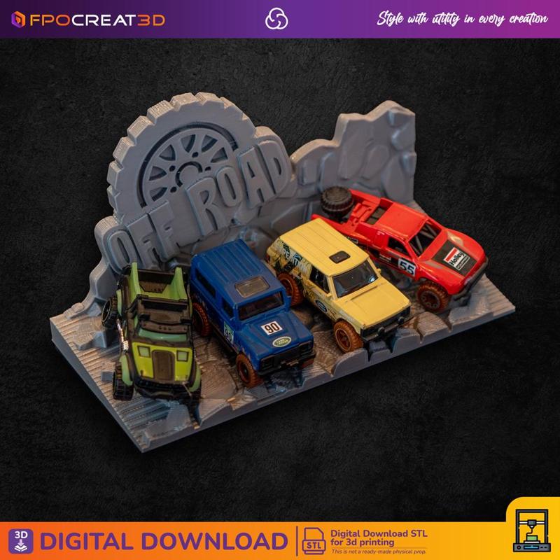 Off-Road Display Base for your scale cars".