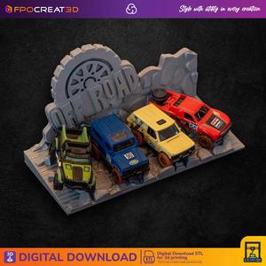Off-Road Display Base for your scale cars".