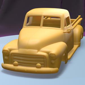 GMC 9300 PICKUP TRUCK 1952 (1/24) printable car body