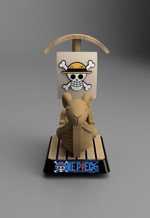 Headphone stand 3D model for 3D printing One Piece anime 3D printing model