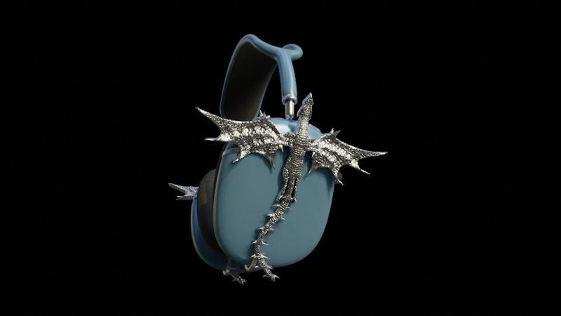 Headphone cover for Apple Airpods Max Dragon
