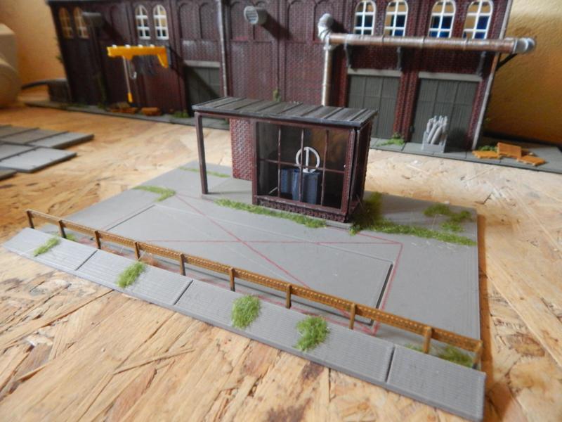 Zollverein colliery shaft 1 2/8 weighing house H0 1:87