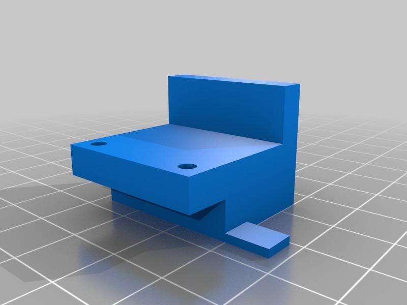 Da Vinci Jr 1.0 extruder carrier clip x axis mount part