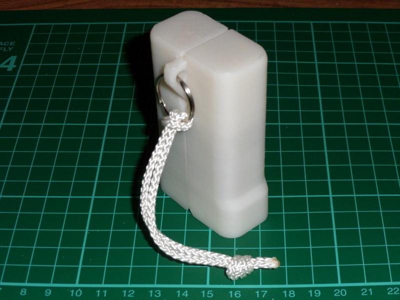 Earbud Holder with keyring tab