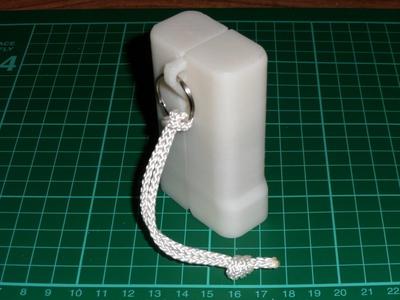 Earbud Holder with keyring tab