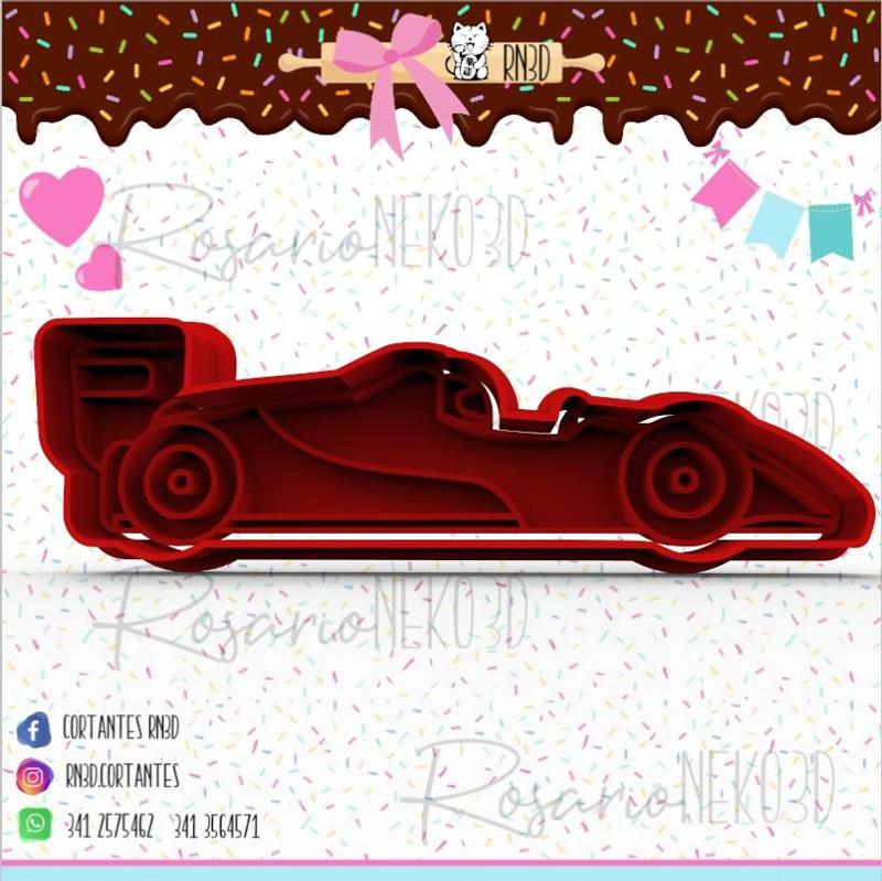 RACING CAR cookie cutter - race car cookie cutter