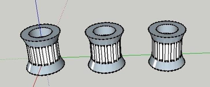 16 tooth GT2 Idler Pulley for Kossel