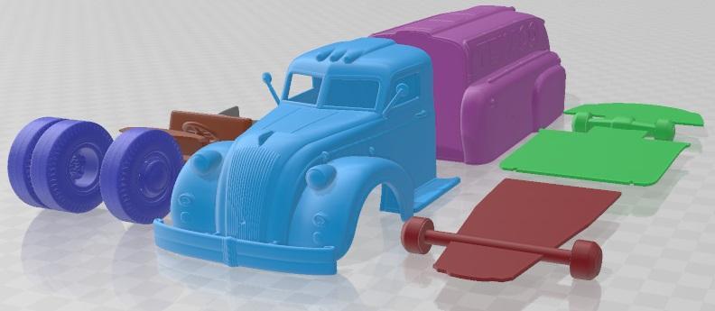 Dodge Airflow Tank Truck 1938 Printable