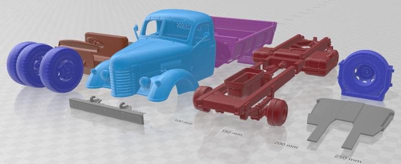 ZIS MMZ 585 1962 Printable Truck