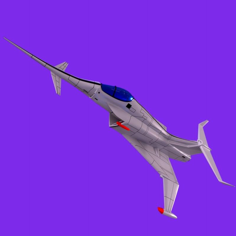 Captain Scarlet  SPECTRUM Angel Interceptor