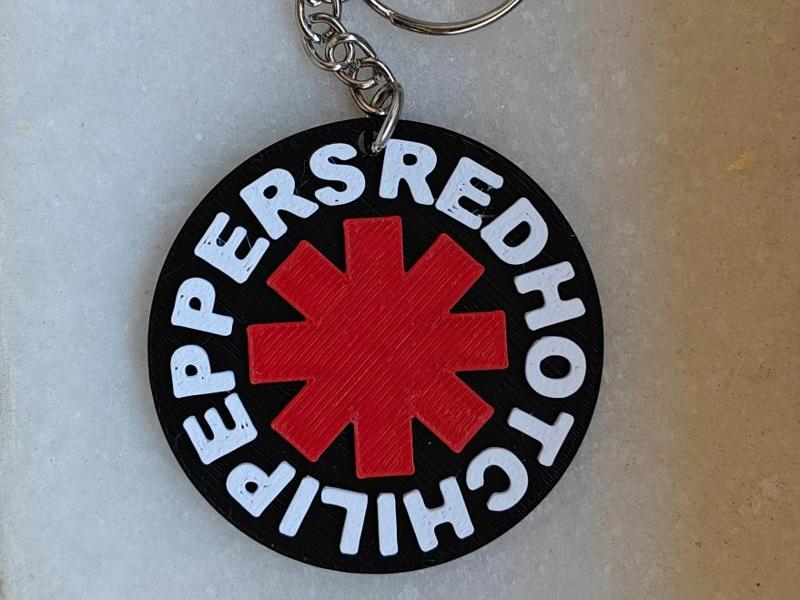 Red Hot Chili Peppers Keychain