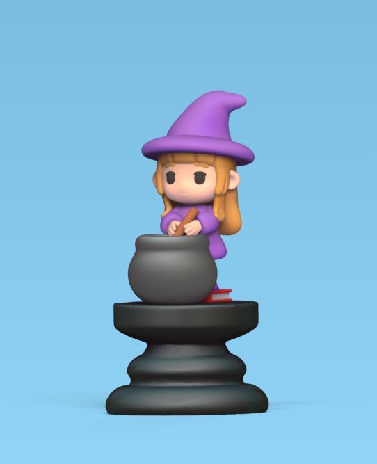 Halloween Chess - Witch