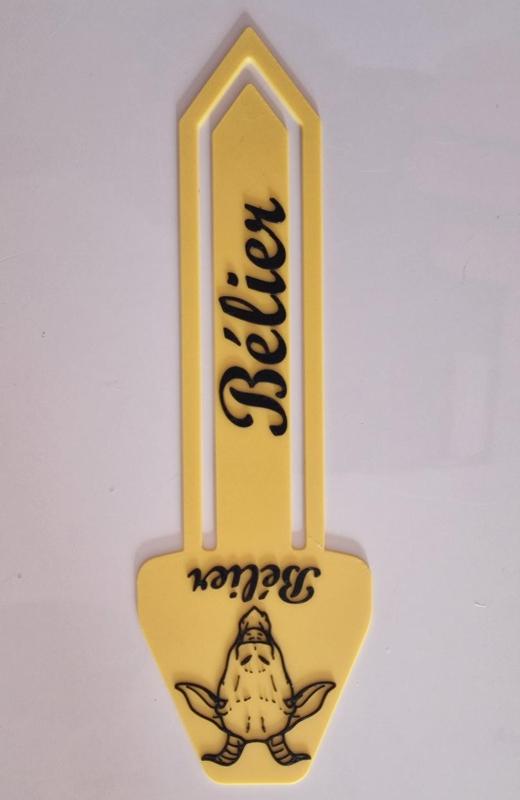 marque page zodiaque bélier