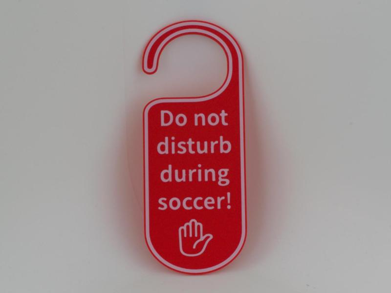 Do not disturb - soccer