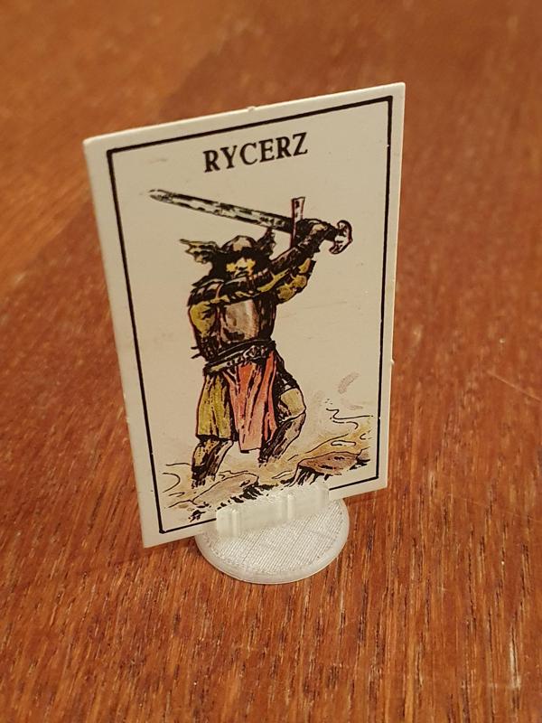 Podstawka do kart gry "Magia i Miecz" / Board game "Magia i Miecz" cards stand
