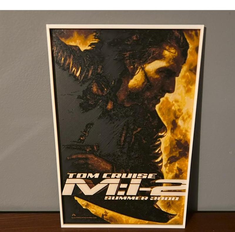 Hueforge Movie Poster - Mission Impossible 2 -