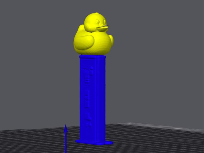 Silo inspired duckie pez dispenser