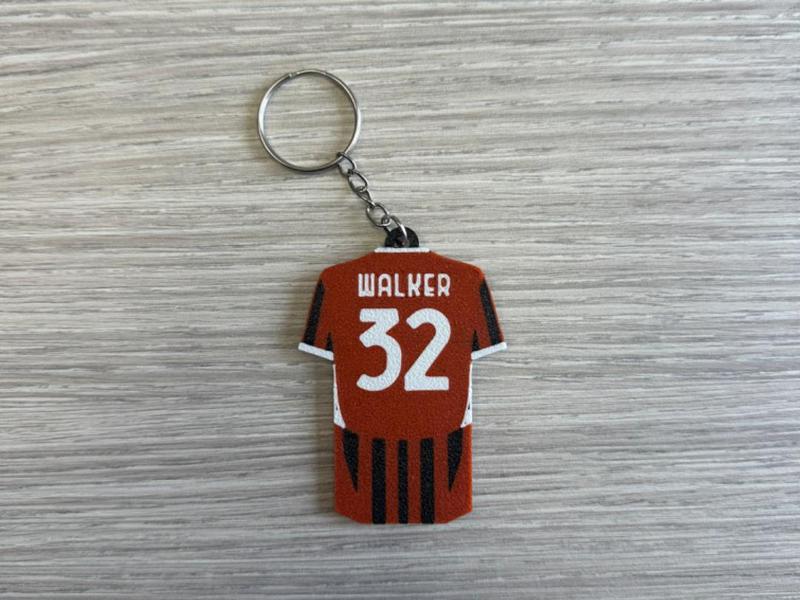 Kyle Walker T-shirt keychain - AC Milan