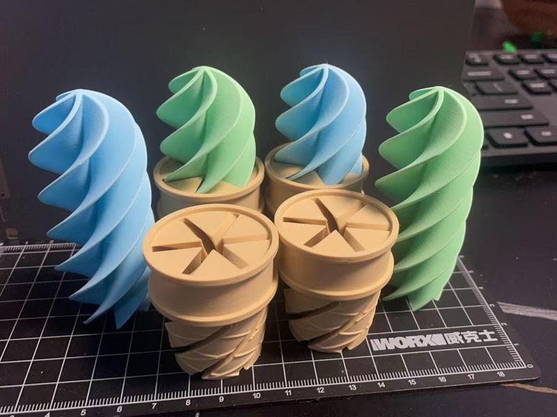 Spiral Ice Cream Cone