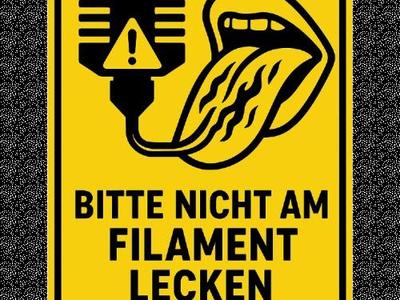 3D Print Warning Sign