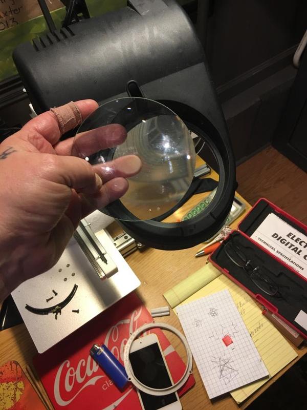 Magnifying Glass Lamp Lens Ring
