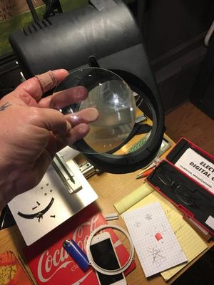 Magnifying Glass Lamp Lens Ring