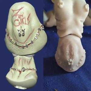 Doll Bjd belly zombie piercing girl z 2 file pre-supporter and unsupported