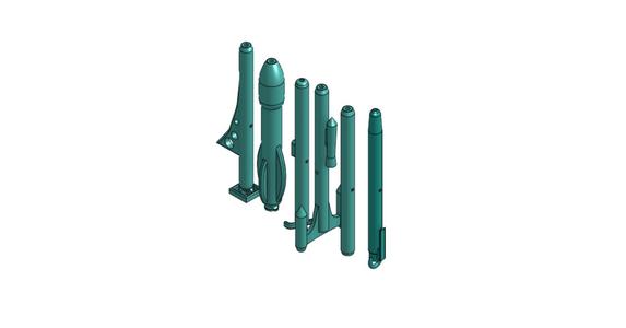 Rocket Pen Series – Bic-Compatible Functional Shells