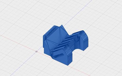 Modified Gopro Mount 40 Degree tilt for Exopro Case
