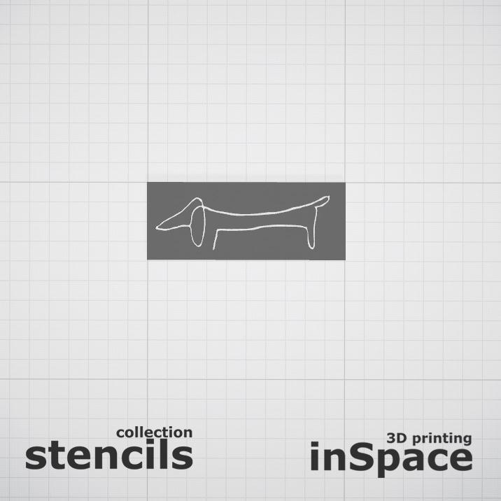 Stencil - Picasso - Dog