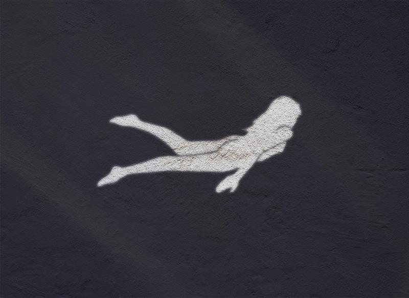 SWIMMING GIRL - READY TO PRINT! 3D PRINTABLE STENCIL