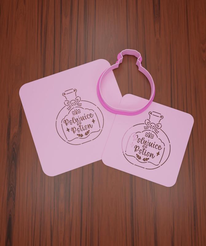 Stencil + Cutter Harry Potter #9 "Polyjuice Potion".