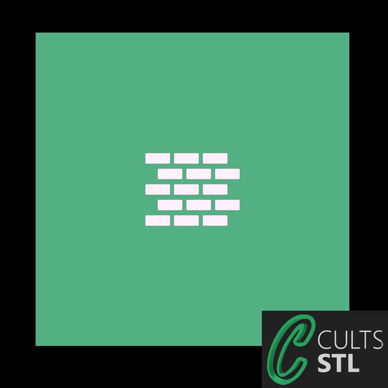 Stencil Parede - 10x10cm