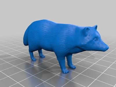 たぬき（Raccoondog）3Dデータ