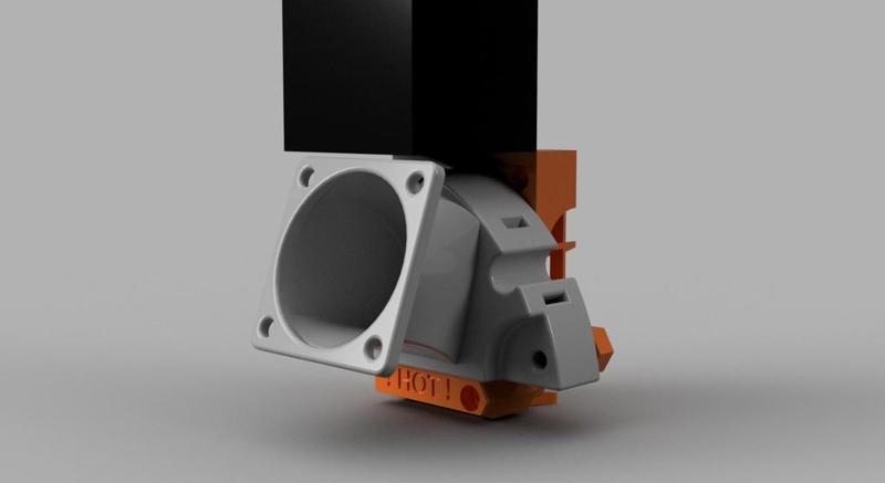 40mm Front fan adaper / mount / duct - Prusa i3 MK2