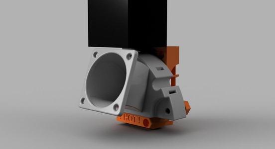 40mm Front fan adaper / mount / duct - Prusa i3 MK2