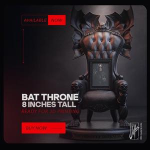 Ozzy Osbourne Bat Throne 3D Print Model
