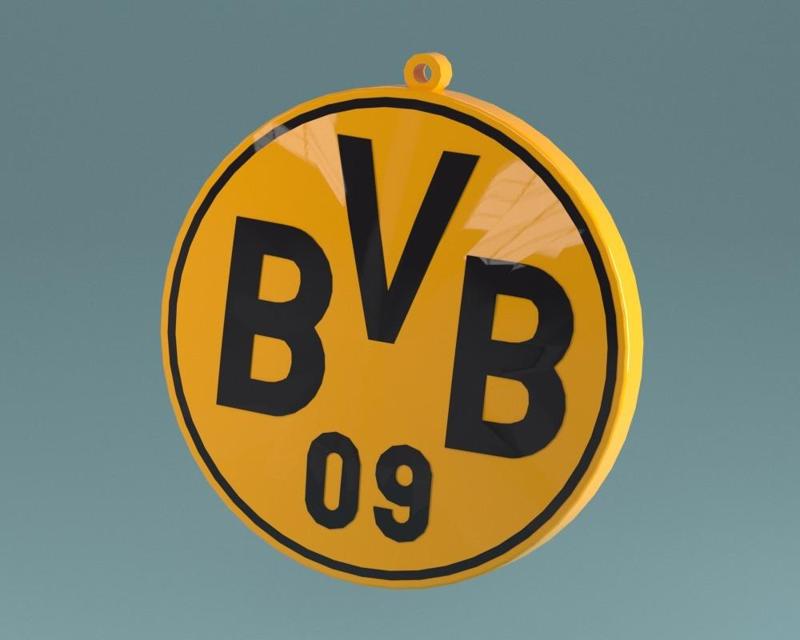BVB BORUSIA Logo Keychain