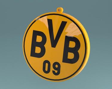BVB BORUSIA Logo Keychain