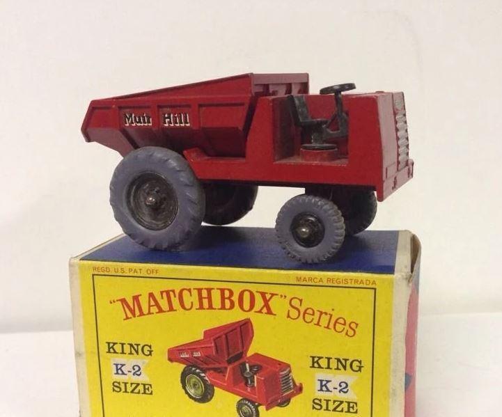 Lesney Matchbox King Size K-2/1 Muir-Hill Dumper Seat and Steering Wheel