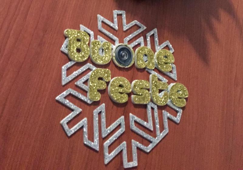 Addobbo Natalizio "Buone Feste" per ingresso Casa!