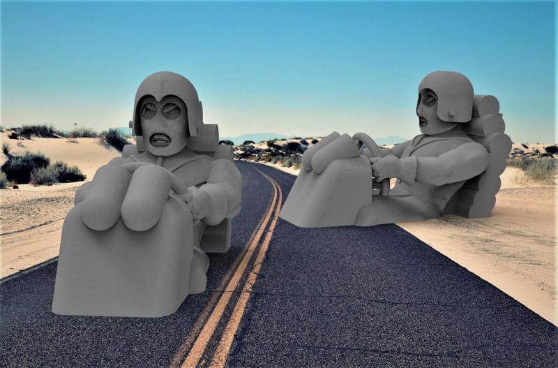 Deathrace 2000 Frankenstein Driver for Gaslands 1:64 Scale Mini